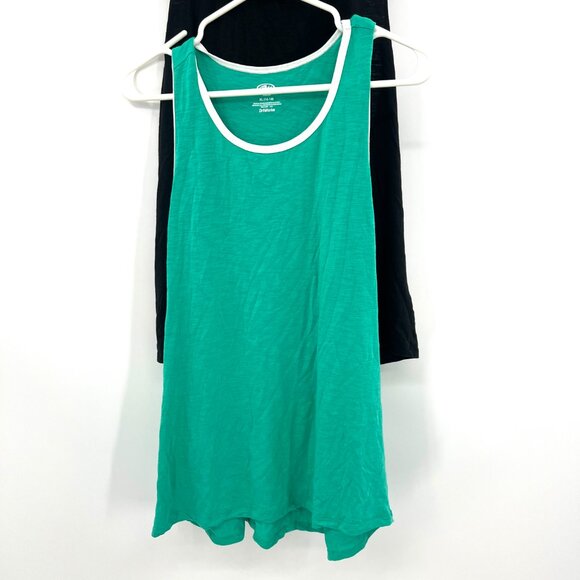 Athletic Works Lot of 2 Green Black Tank Tops Women's XL - Picture 2 of 6